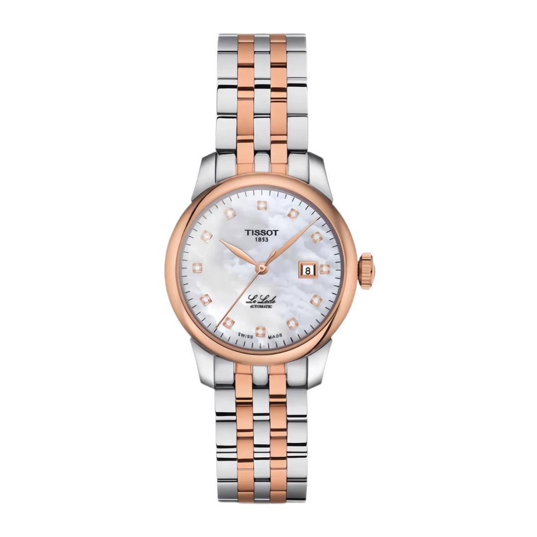 99新 Tissot/天梭 壹/力洛克006207/贝母玫瑰金/表径29/