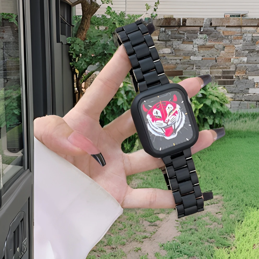 适配oppowatch3pro表带温馨奶油色亚克力OPPO2/3三株适合男女小众