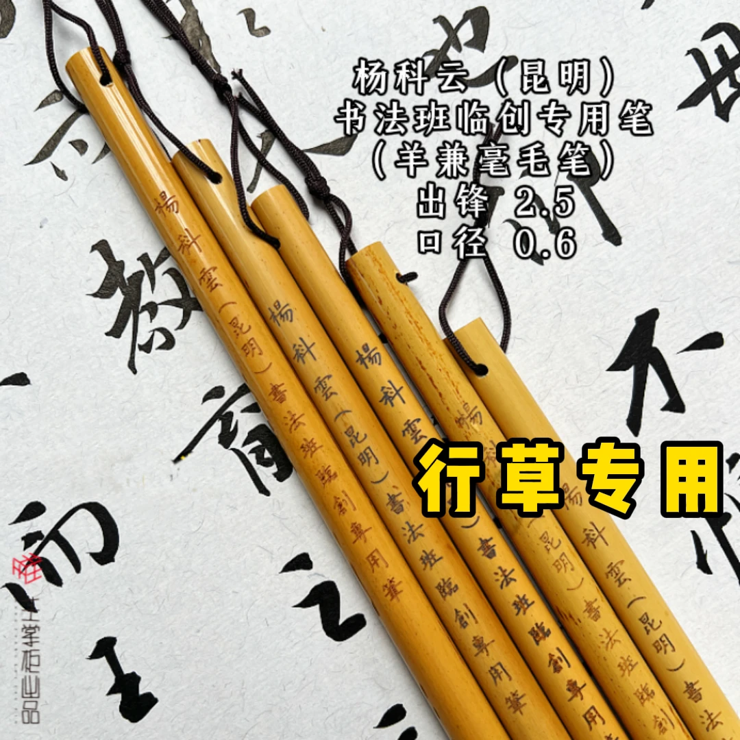杨科云（昆明)书法临创专用笔出锋2.5口径0.6名家用笔主攻行草