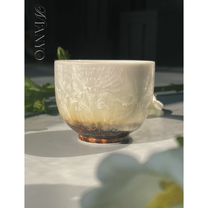 廿釉Q.150-9 f 日照金山直口杯 陶瓷 杯子 主人杯 茶杯 礼品 送礼