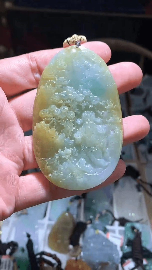 【闪购商品】翡翠颈饰未镶嵌天然缅甸翡翠A货