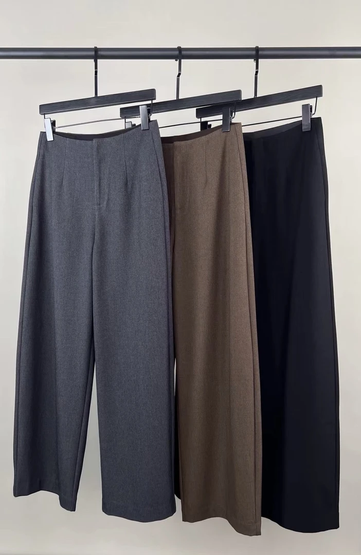 《北欧故事》北欧极简高腰弯刀设计时装裤