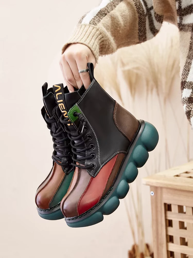 新国风厚底短靴24898