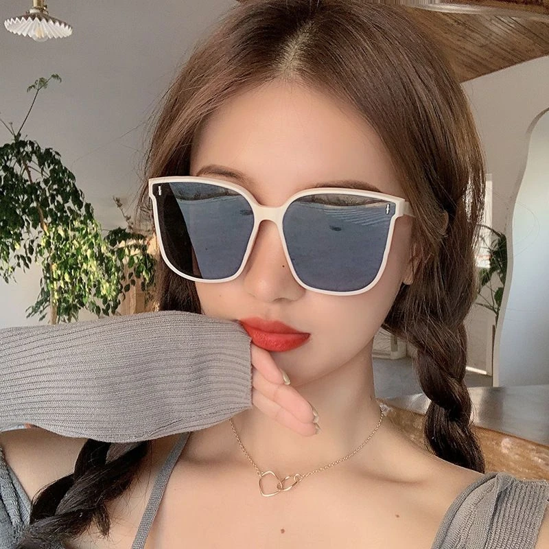 墨镜女防紫外线太阳眼镜新款时尚夏2023韩版网红大脸显瘦高级普通