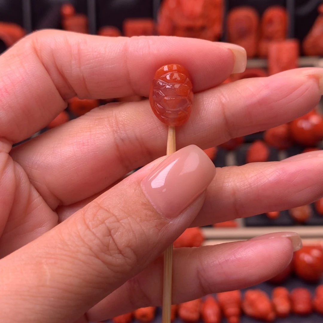 【闪购商品】南红玛瑙富甲一方10mm未镶嵌