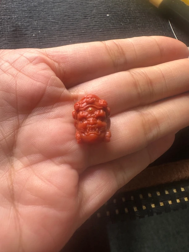 南红川料大黑天配饰