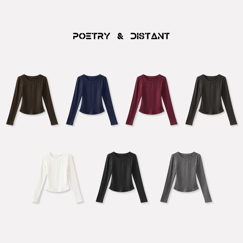 【暖宝宝】德绒黑科技抗菌蓄温打底衫女2024冬季新款内搭T恤上衣