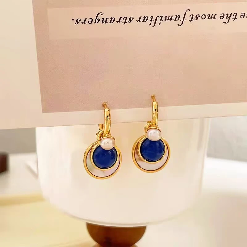 铜合金耳饰 《货号6071》一款多戴吊坠