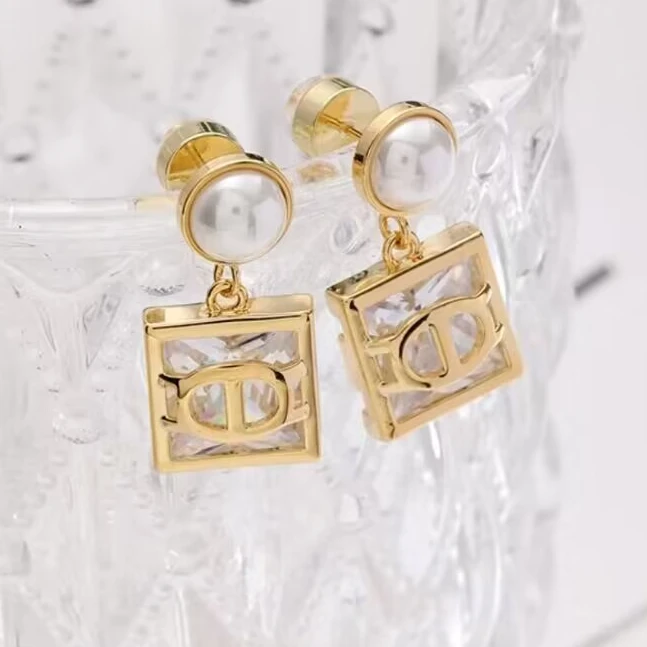 铜合金耳饰 《货号1706》欧美个性百搭吊坠