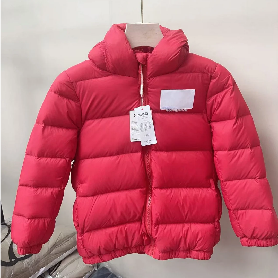 史家断码品牌童装加厚羽绒面包服