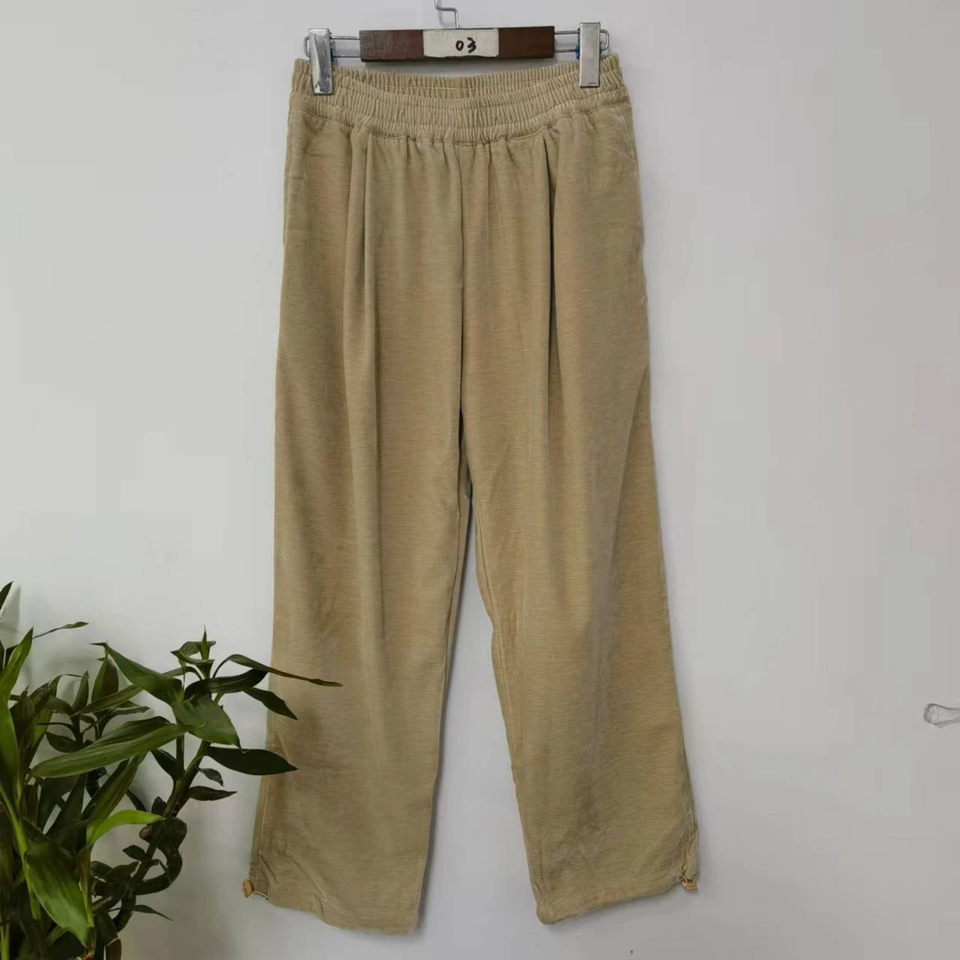 2170直筒时尚休闲百搭女士宽松韩国绒加厚秋冬直筒裤