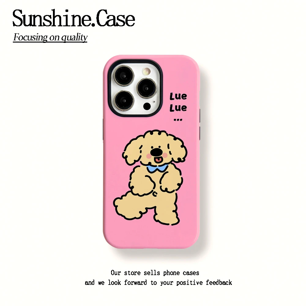 菲林二合一适用苹果华为vivo小米oppo手机壳略略小狗15PRO/14