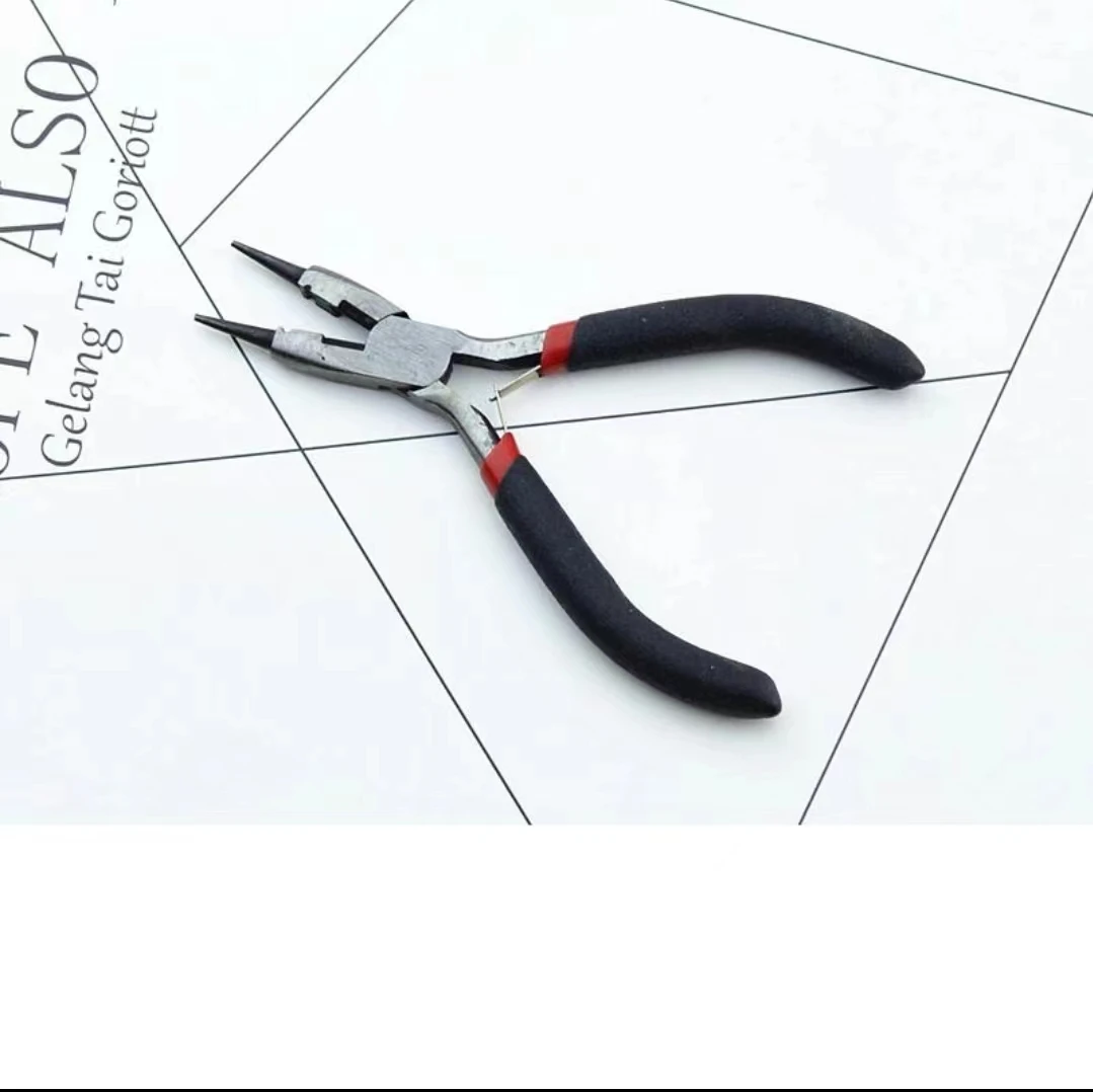 diy手工钳工具套装 多功能尖嘴圆嘴钳 可卷针可断针 漂亮方便实用