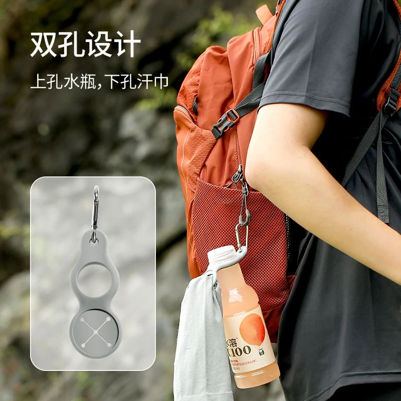 户外水瓶扣矿泉水瓶扣挂饮料瓶水瓶挂钩挂扣小水壶扣背包扣登山扣