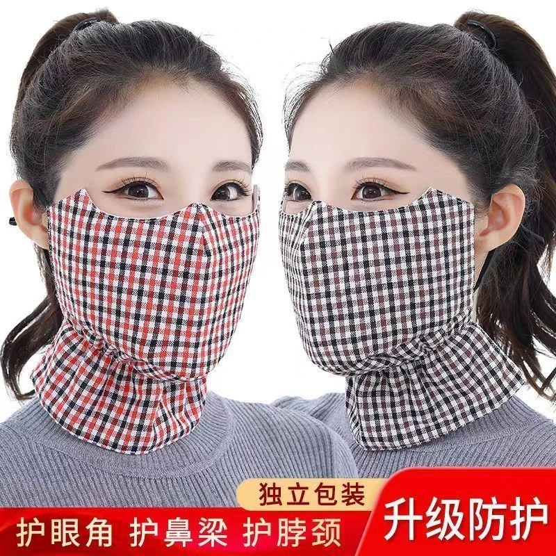 保暖口罩女冬季纯棉加厚加大成人防寒口罩防尘透气可水洗骑行面罩