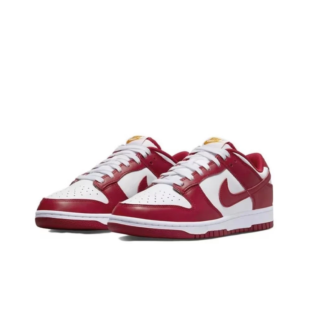 NIKE/耐克【店铺同款】NIKE DUNK LOW 男子白红休闲鞋 DD1391-602