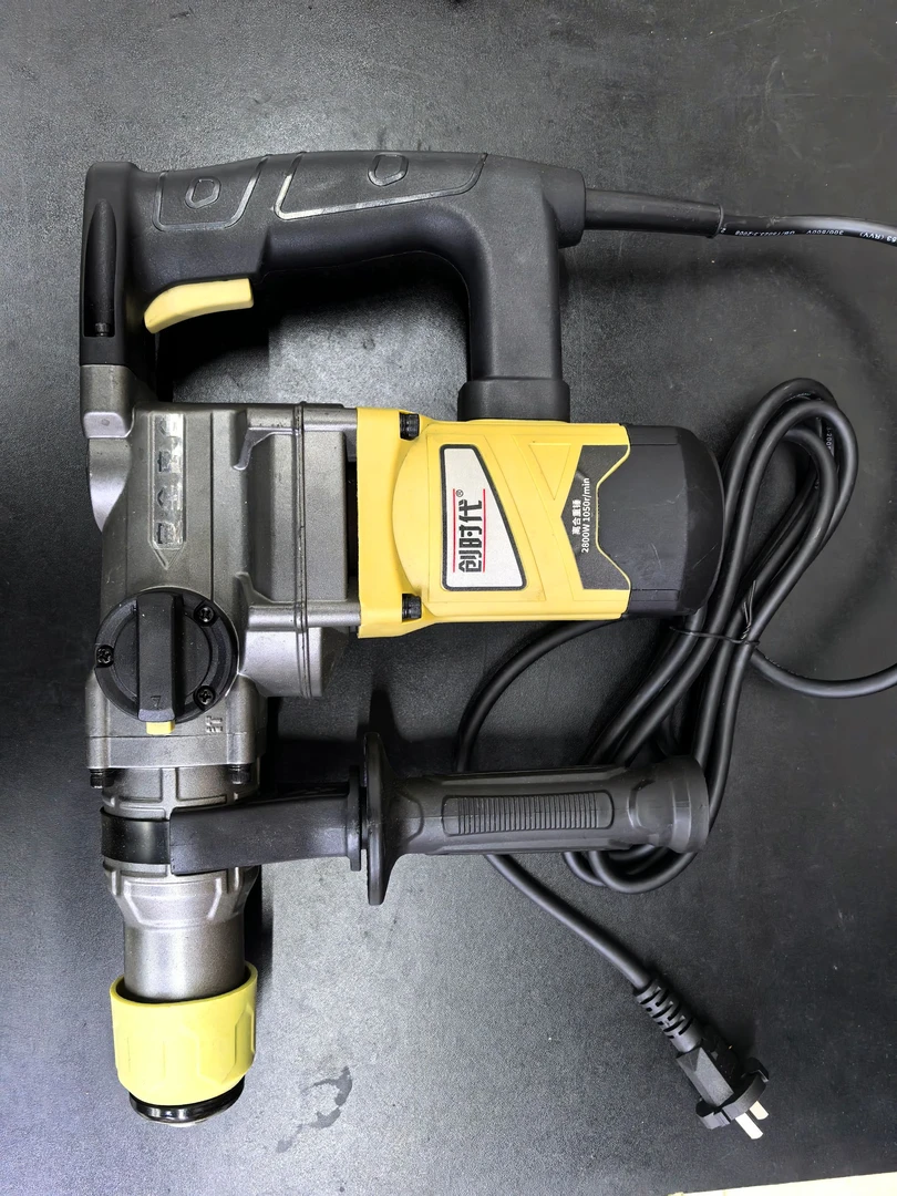 创时代工业级安全离合电锤32气缸3米电源线（送五根钻头工具箱）