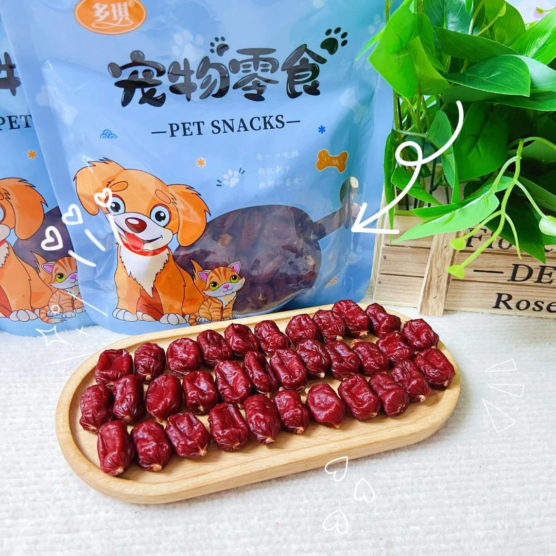 狗狗零食鸭肉枣肠火腿肠美味金毛补钙训狗奖励宠物香肉肠风干肉肠