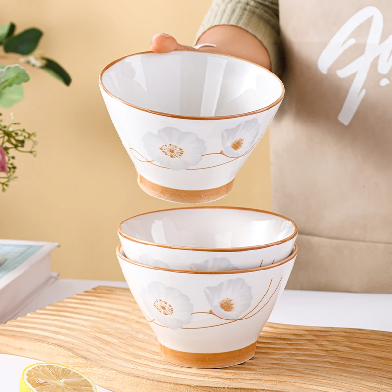 岁月静好斗笠碗4个装   【户外桌子浮力】