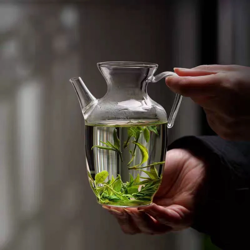 仿宋茶壶自带过滤绿茶壶耐热玻璃加厚小青柑茶壶玻璃茶壶可明火壶