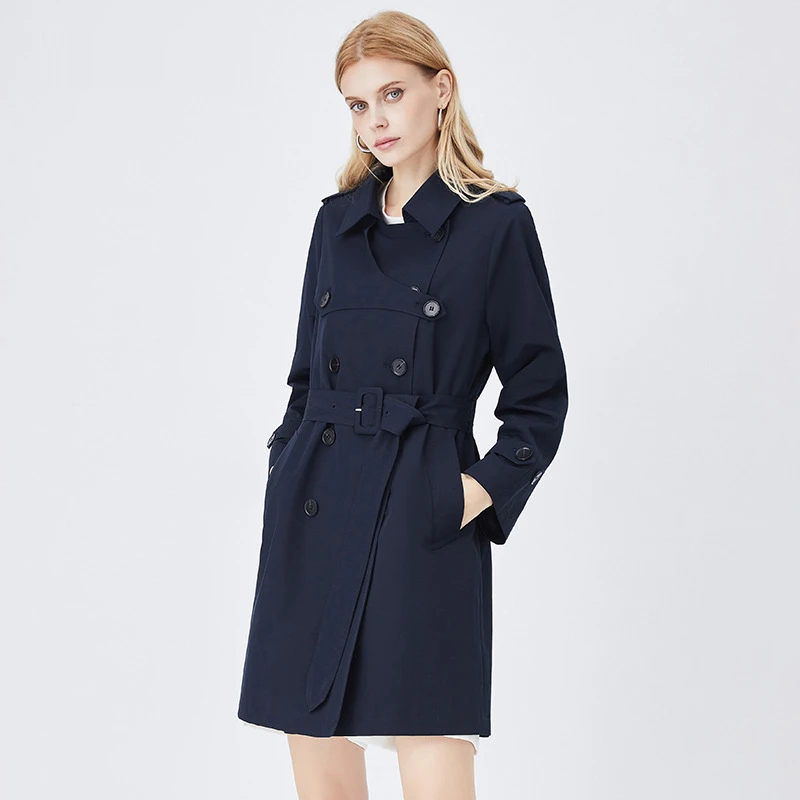 中长款风衣外套女2025春季新款小个子英伦风高级感气质休闲外套