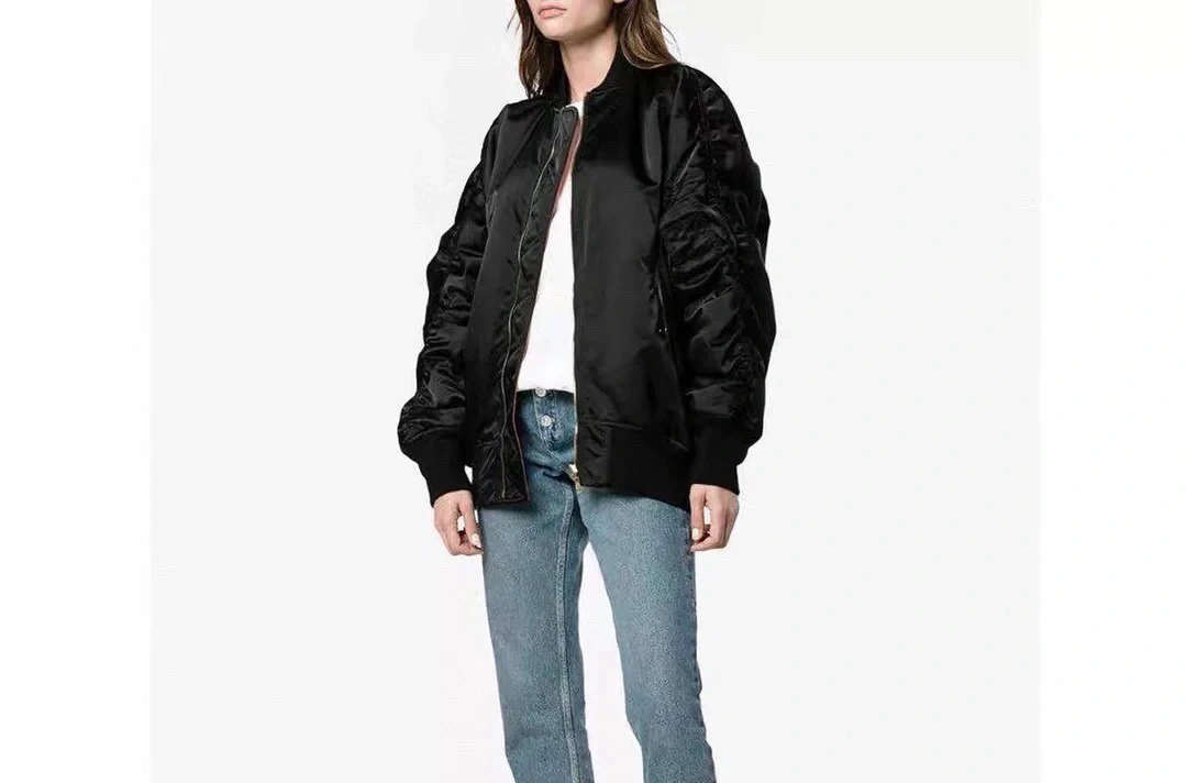 带吊牌未使用 巴黎世家 双面穿满印logo夹克 34码00086