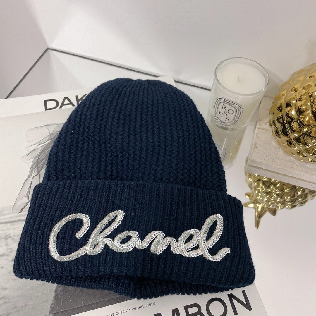 99新 Chanel 香奈儿 22高级手工坊系列字母刺绣logo冷帽