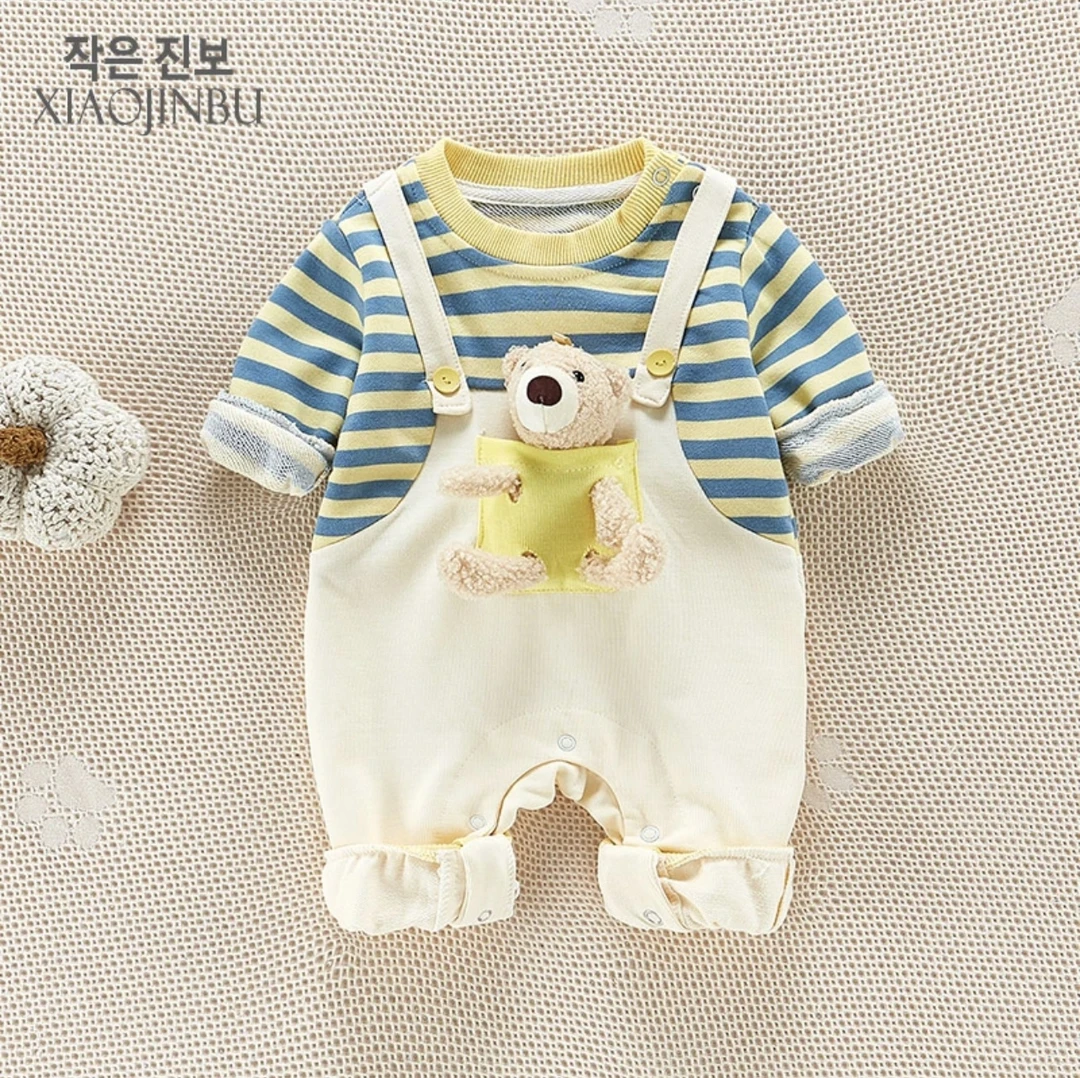 男女宝宝66/73清仓断码单层春秋款连体爬服儿童碎花女童公主长袖