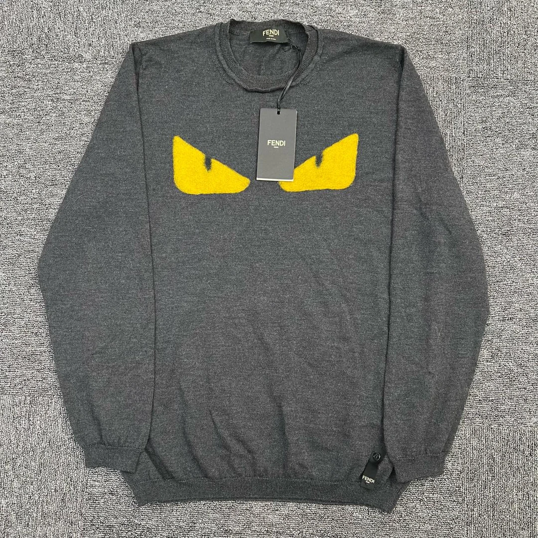 Fendi/芬迪/52码/小怪兽针织套头毛衣/全新/编码10740