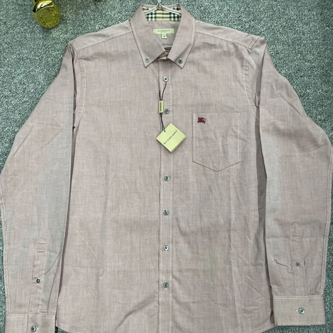 Burberry/博柏利/m码/男士长袖时尚胸前口袋衬衫/全新带吊/编0094