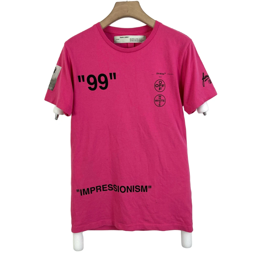 Off-White/xs码/ow莫奈油画短袖/95新/00689