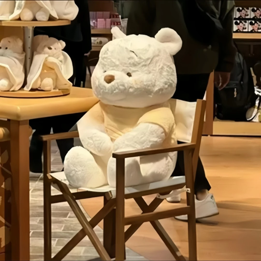 可爱冬日噗噗维尼熊毛绒玩偶熊少女心公仔送闺蜜抱枕生日礼软萌