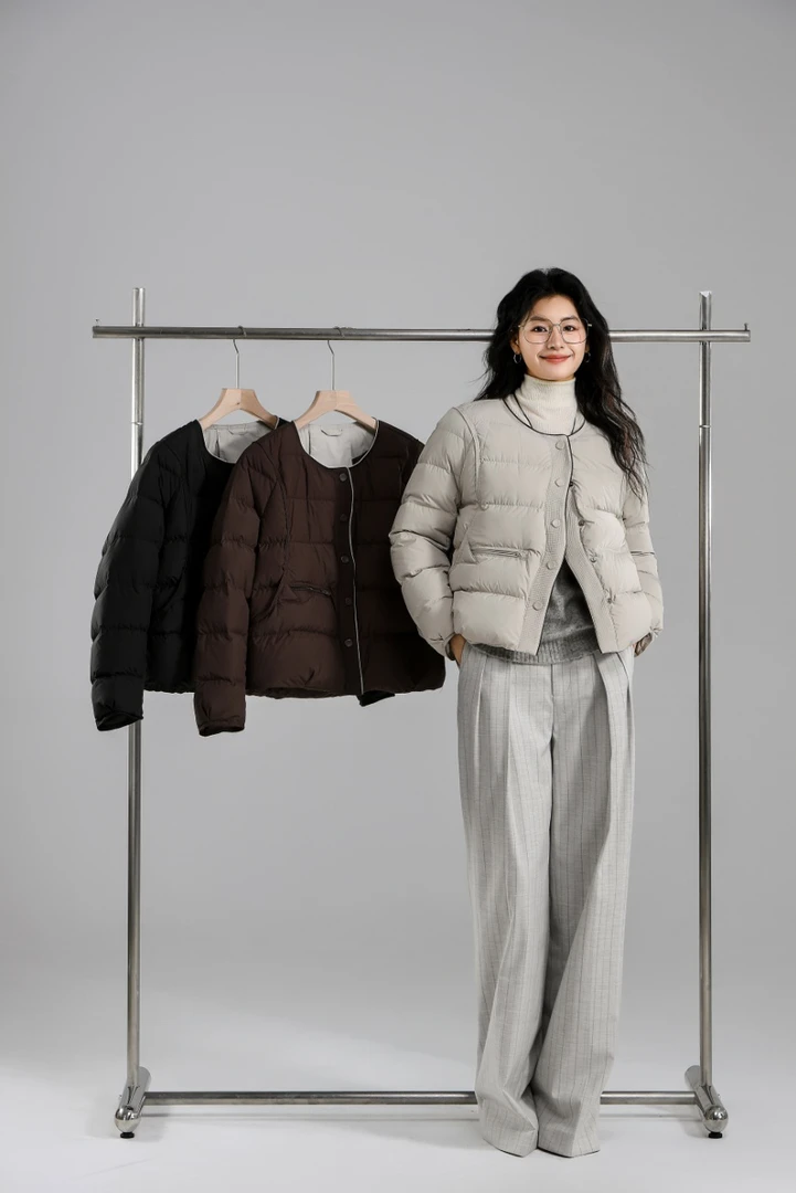24年冬季新款 显瘦 90保暖白鸭 简洁 三防面料 显瘦百搭 宽松