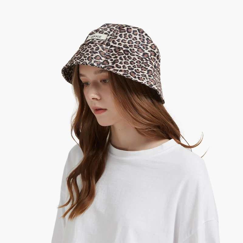 BIKKIE 小众设计师款 豹纹包包同款渔夫M