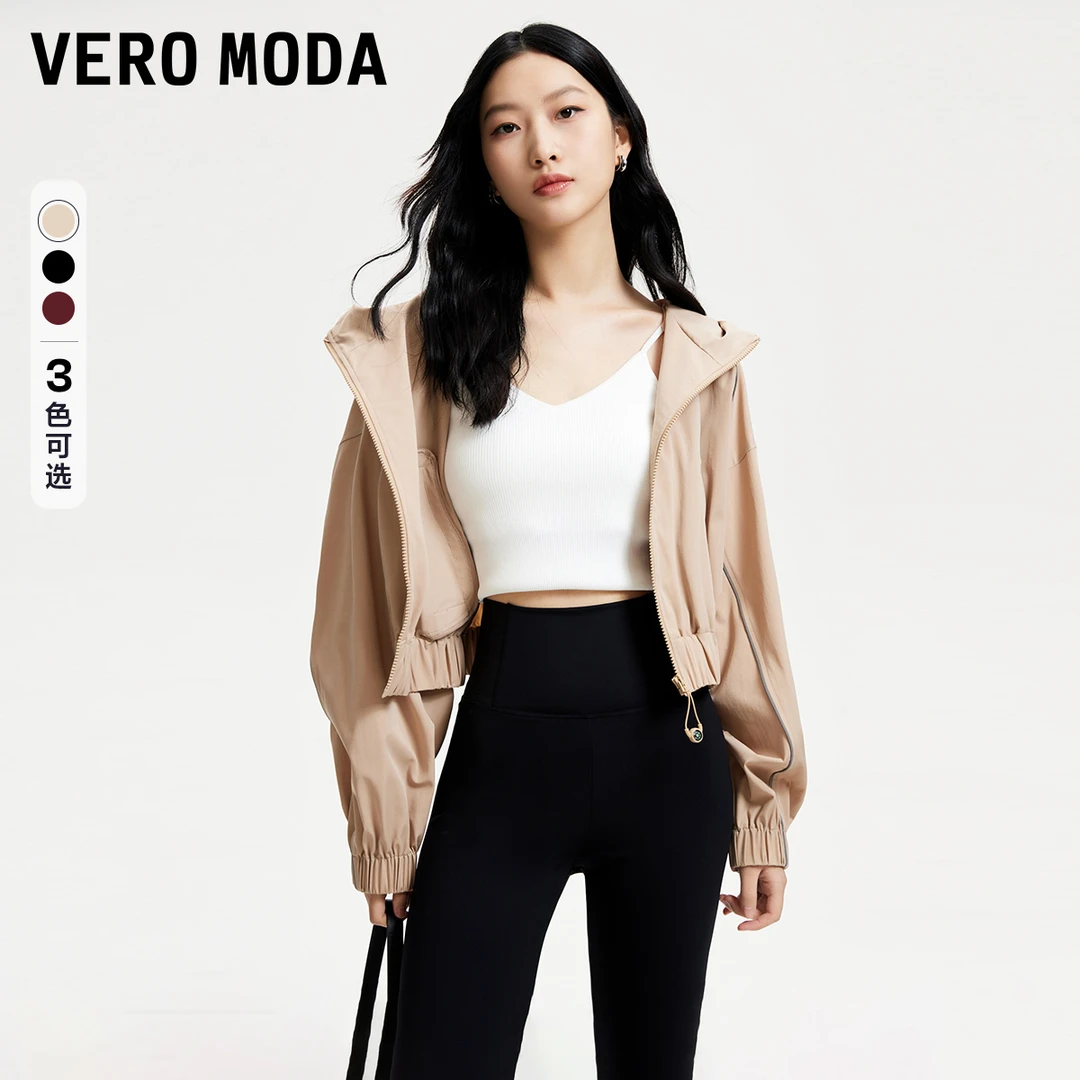 【芋总专属】Vero Moda雅丹风夹克运动反光条长袖324117016
