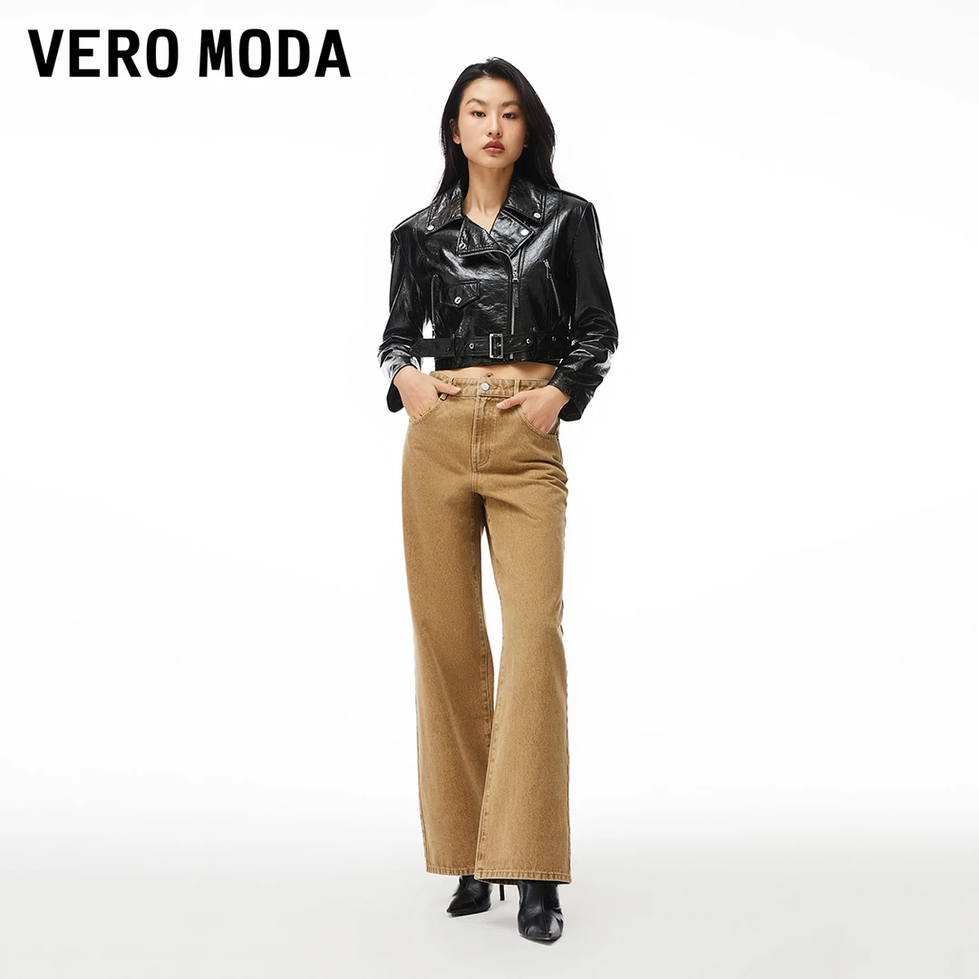 1121【金拐子专属】Vero Moda薄荷曼波中长款牛仔裤直筒裤324132012