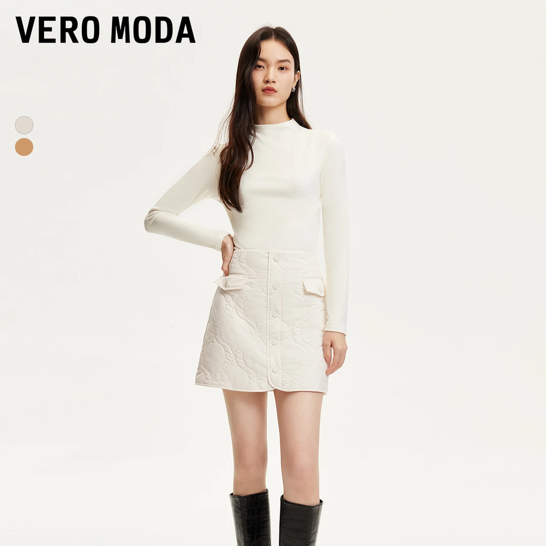 【达人专属】Vero Moda半身裙美式休闲复古A字裙半裙324416008