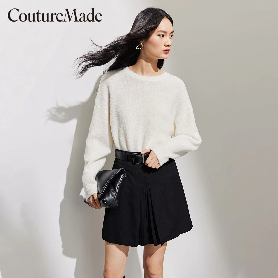 【芋总专属】Couture Made短裤裤黑韩系休闲通勤324115001
