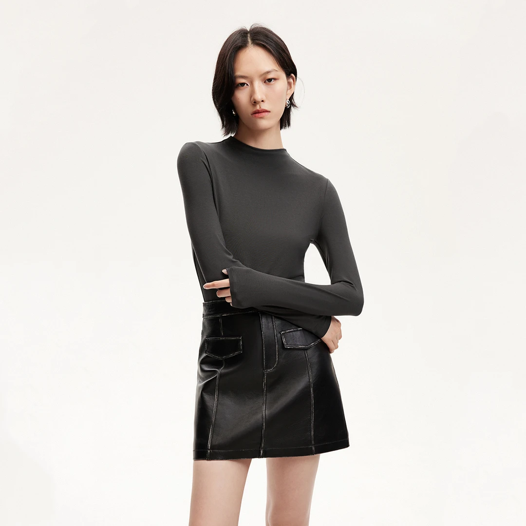 【芋总专属】【VEROMODA】雅丹风轻柔飘逸打底衫324302038