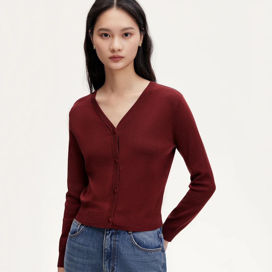 【羊羊专属】Vero Moda雅丹风针织衫女新印花丝带老钱风324324018