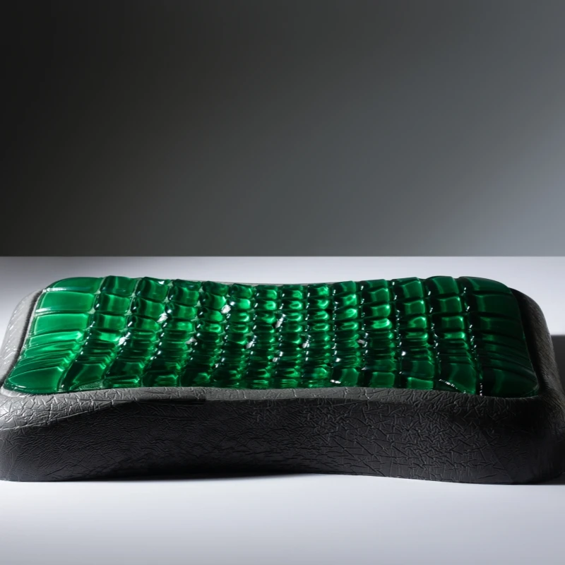 黑金冰萃SPA凝胶枕记忆棉枕芯护颈椎助眠专业慢回弹凉感透气枕头