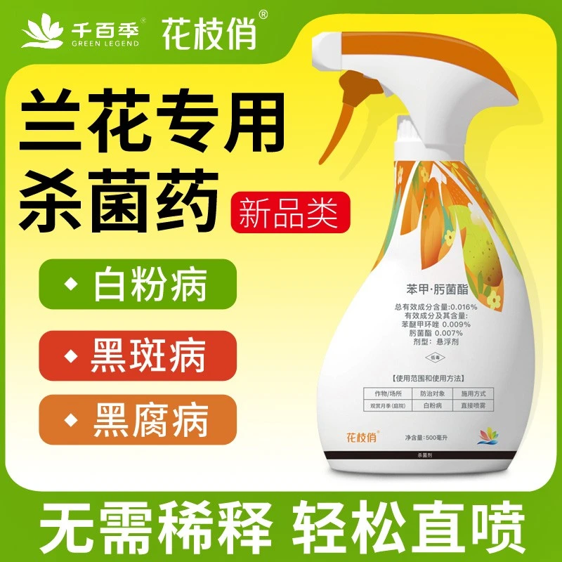 兰花专用杀菌药兰花黑斑病专用药兰花病专用药兰花黑班专用药焦尖
