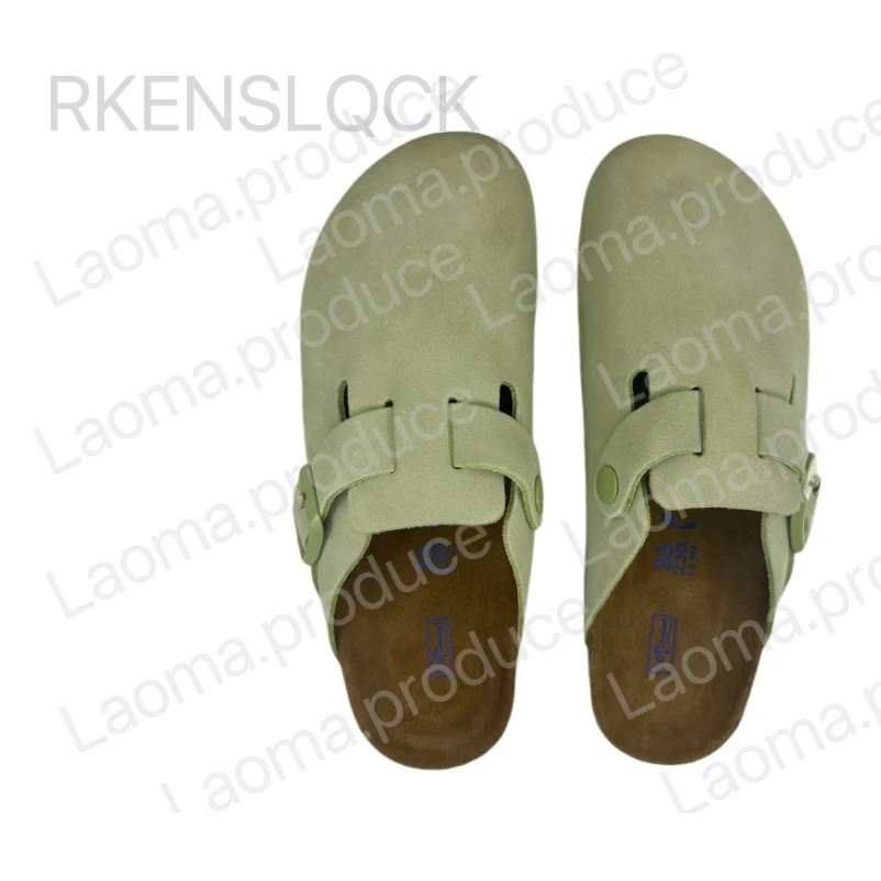 （彩色）半包RKENSLQCK博肯男女同款软底包头拖鞋波士顿系列