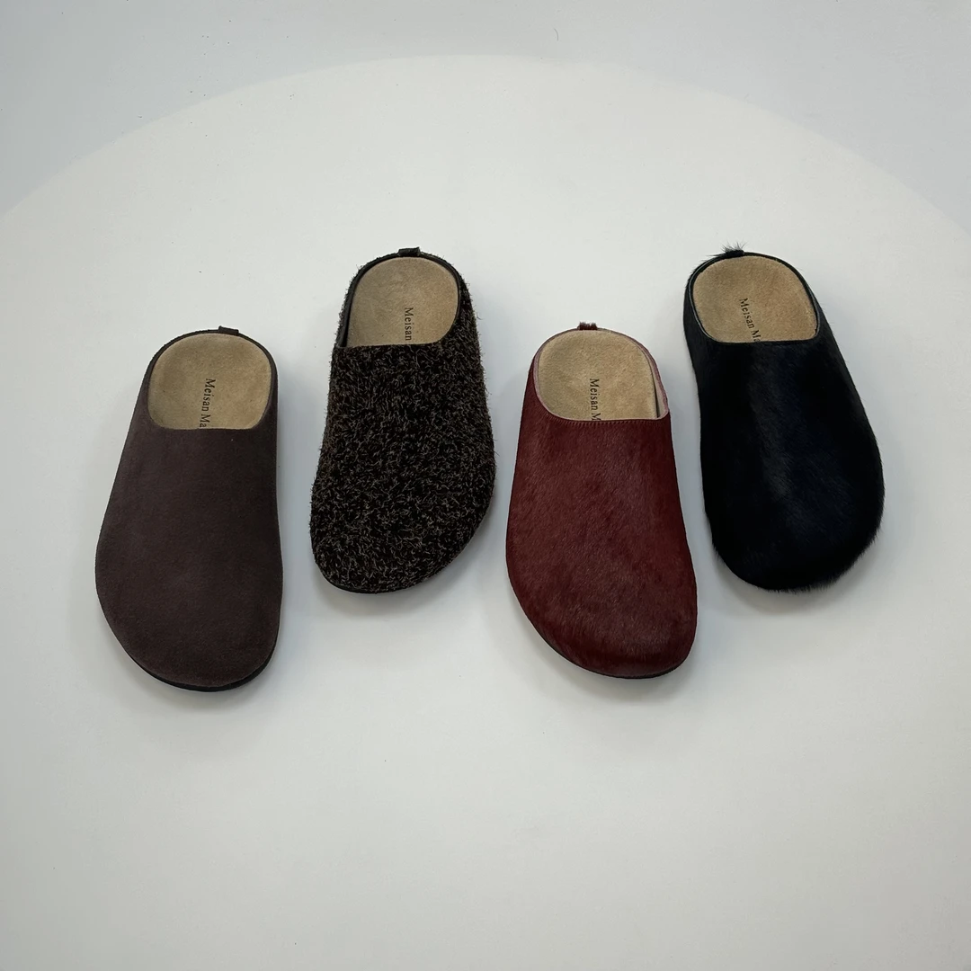 双11/【品牌】-肉家-外单勃肯鞋-无扣百搭-牛皮-慵懒极简-平替好物