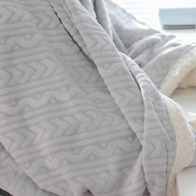 珊瑚绒毛毯加厚冬季绒毯法兰绒小毯子午睡办公室沙发盖毯