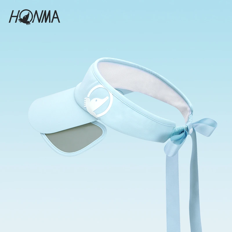 HONMA春夏新款女士空顶帽高尔夫运动网球遮阳帽防护 球帽女薄帽