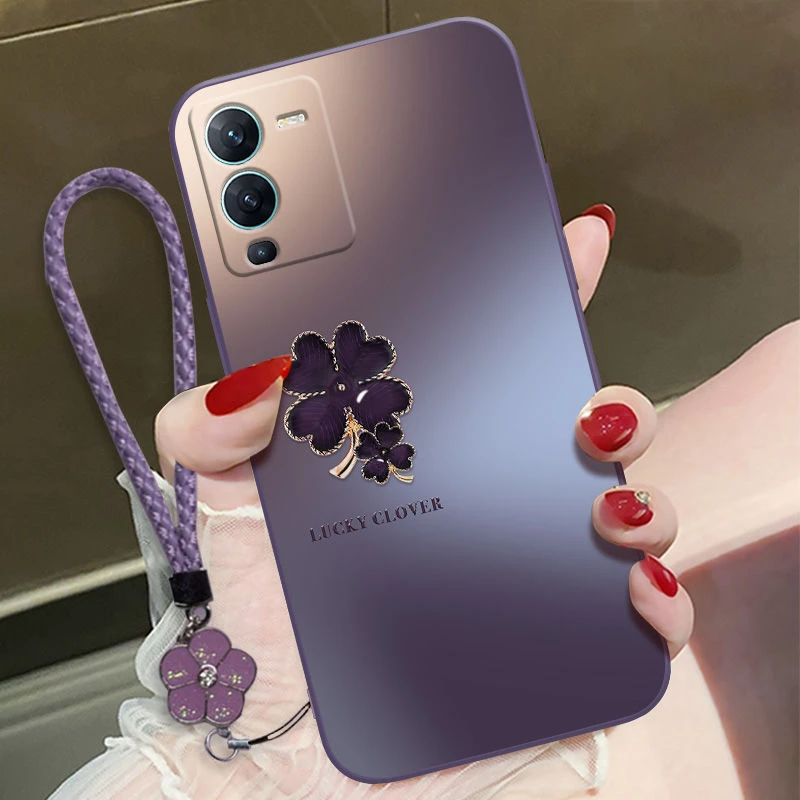 适用vivos15手机壳液态硅胶s15pro保护套s15e女款防摔全包简约薄