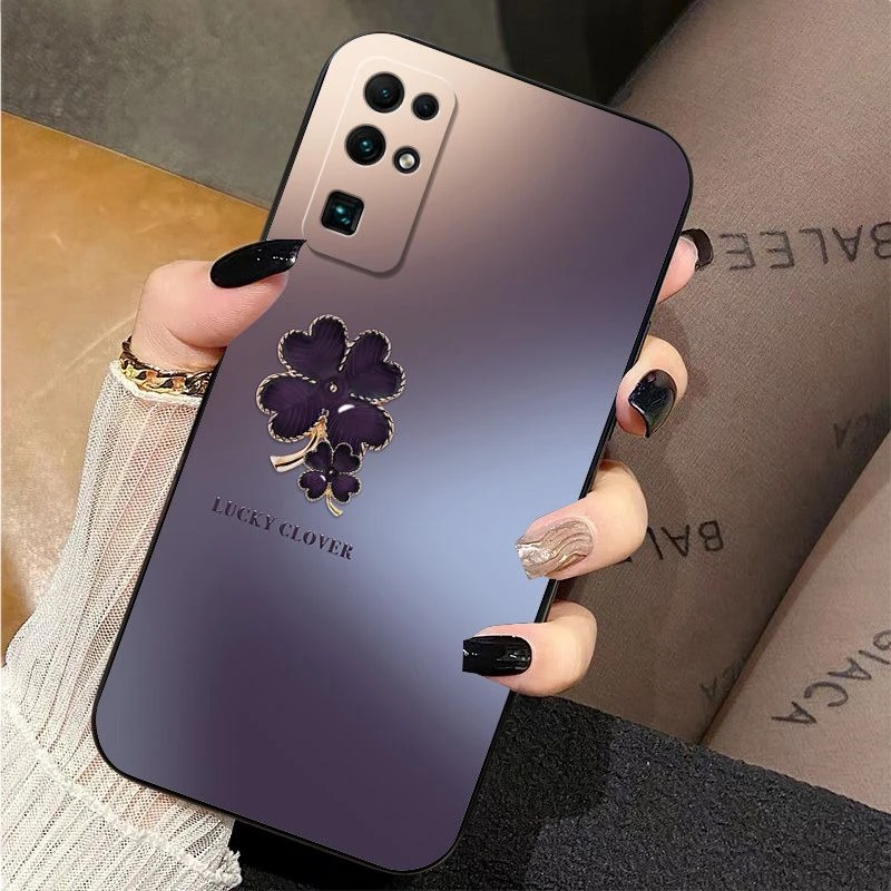 适用于荣耀30 30Pro 30S手机壳四叶草30青春版全包防摔硅胶超薄套