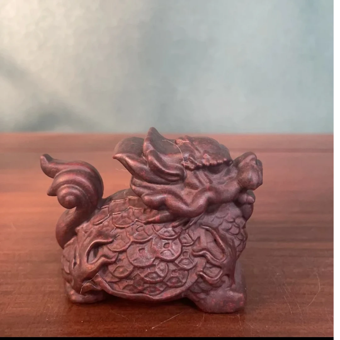 宜兴紫砂 龙龟茶宠