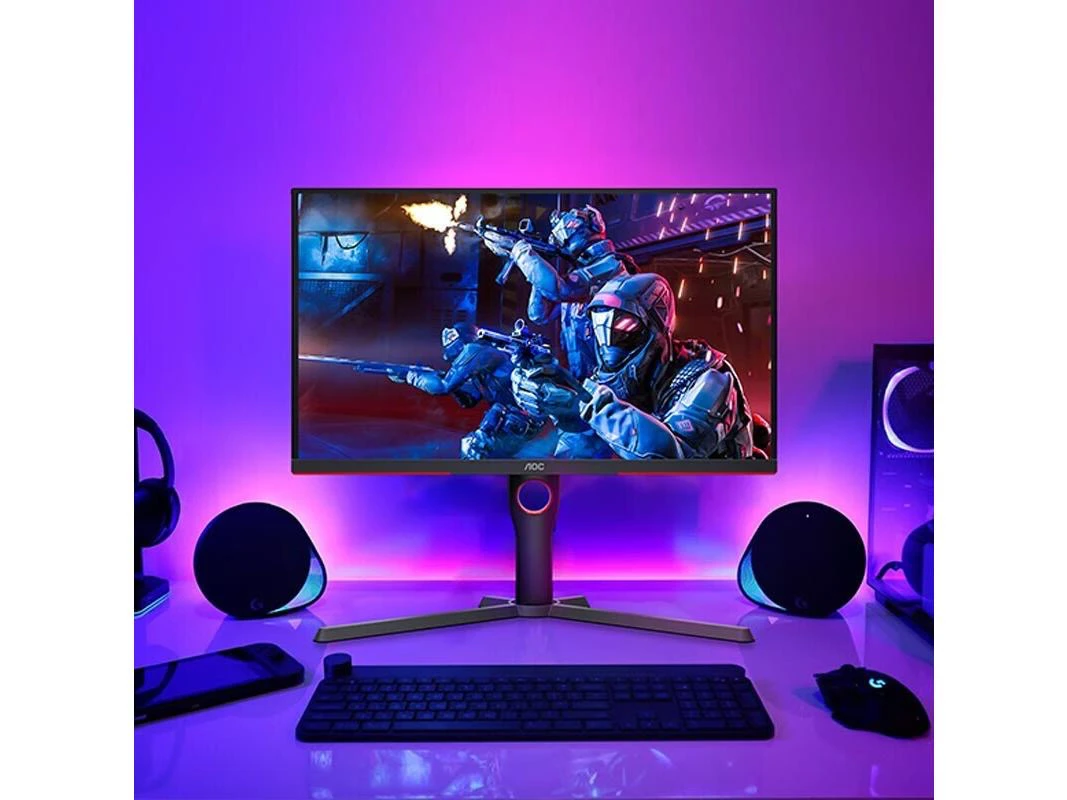 准新品 AOC 27寸 U27G3X 4K160Hz 超高清升降旋转电竞显示器